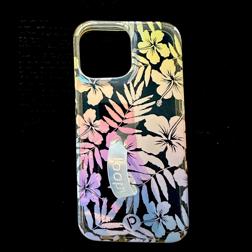 Loopy Clear - iPhone 13/12 Pro Max Pearl Paradise | Iridescent Edition / Righty